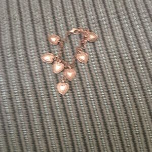 7 for $20 bundle copper heart bracelet
